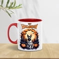 thumbnail image 3 of Mummy Scottish Terrier Happy Halloween with Pumpkins Bats Spooky Fun 11oz Accent Two-tone Mug Scottie Dog Lover Gifts Coffee Tea Cup - 00019, 3 of 5