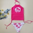 thumbnail image 4 of Women'S Swimsuit Printed Tank Top Two Piece Bathing Suit With Shorts Conservative Swimwear, 4 of 5