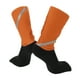thumbnail image 1 of Calcetines de ciclismo Unique Bargains, transpirables, moldeadores, absorbentes de sudor, desodorantes, anti-fricción, naranja y negro, talla única, 1 par, 1 of 6
