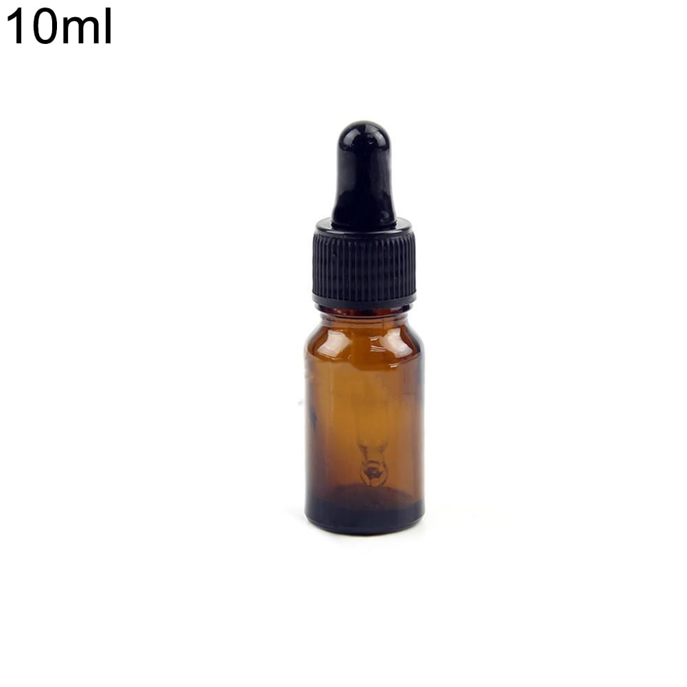 Papaba Mini 10ml100ml Amber Glass Reagent Liquid Pipette Empty Bottle