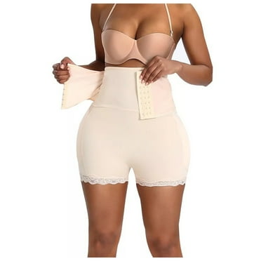 AOOCHASLIY Shapewear for Women Clearance Women's High-waisted Abdomen Sexy Leaky Butt Sculpting Waist Shaping Pants