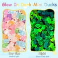 thumbnail image 2 of Sixwipe 120 Pcs Luminous Mini Resin Duck,Mini Glow Resin Ducks, DIY Garden Dollhouse Duck, 2 of 7