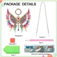 thumbnail image 3 of ARTopod 4PCS DIY Dot Diamond Pendant Diamond Art Painting Colorful Wings Creative Design Home Decoration Pendant (Single Side Dot Diamond)-LY607+LY608+LY609+LY610, 3 of 12