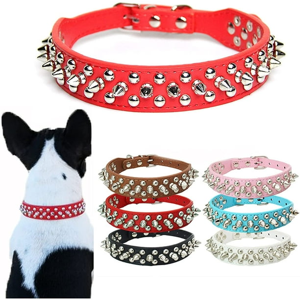 Puppy spiked collar outlet