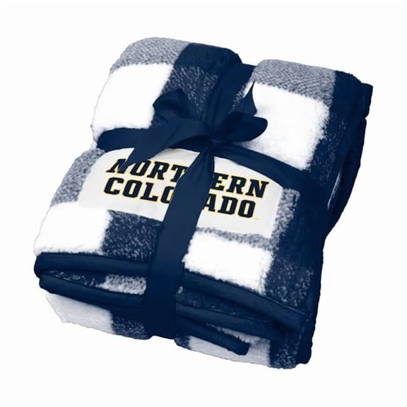 Logo Brands 303-253 Northern Colorado Buffalo Check Frosty Fleece