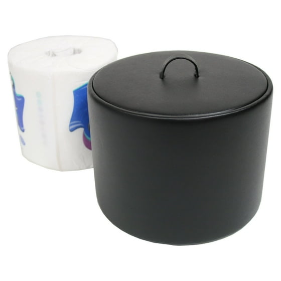 Royce Leather Genuine Leather Executive Toilet Tissue Paper Holder