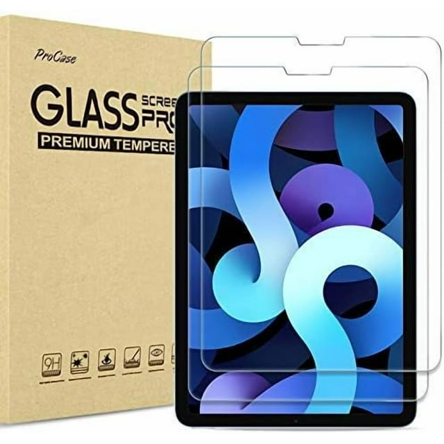 czcpp-2 Pack for iPad Air 5th 2022 / iPad Air 4th 2020 / iPad Pro 11 4th 2022/ 3rd 2021/ 2nd 2020/ 1st 2018 Screen Protector, Tempered Glass for 10.9 iPad Air 5 4 / iPad Pro 11" 4 3 2 1 Gen