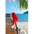 thumbnail image 2 of Red Santa's Hat Hanging Wall Mural by Wallmonkeys Peel and Stick Graphic (24 in H x 16 in W) WM272070, 2 of 4