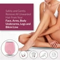 thumbnail image 2 of Women’S Electric Razor Shaver Trimmer - For Wet & Dry Hair - Use On Face, Legs And Bikini Area, 2 of 6