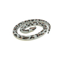 Snake, Rock Python, Coiled, Rubber Reptile, Educational, Realistic Hand Painted, Figure, Lifelike Model, Figurine, Replica, Gift, 26" F4435 B307