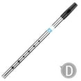 thumbnail image 3 of Beginner-Friendly Irish Whistle Flute - D Key 6-Hole Vertical Recorder with ABS Resin & Steel Construction, Lightweight 32g Design, Silver Color Option, Compact 29.8cm Size for Easy Handling and, 3 of 7