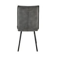 thumbnail image 4 of Rylee Dining Room Accent Chair in Blue Fabric and Black Finish - Set of 2, 4 of 5