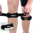 thumbnail image 1 of 2 Pack Knee Brace, Knee Strap Brace with Silicone Insert, Pain Relief Patella Stabilizer Support for Hiking, Soccer, Basketball, Running, Jumpers Knee, Tennis, Tendonitis, Volleyball & Squats, 1 of 4