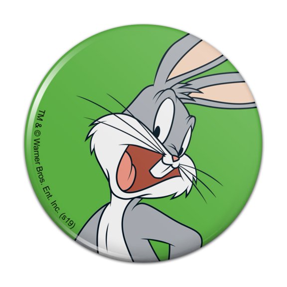 Looney Tunes Bugs Bunny Kitchen Refrigerator Locker Button Magnet