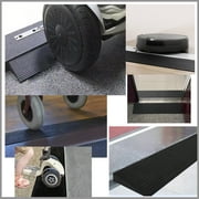 INTBUYING Non-Slip Rubber Threshold Ramp for Doorways Driveways 5.9 x 35.4 x 0.8