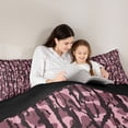 thumbnail image 5 of Castle Fairy Teens Abstract Camouflage Twin Comforter Sets,Abstract Geometric Bedding Set, 5 of 8
