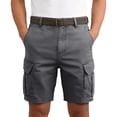 thumbnail image 3 of Mens Cargo Shorts Stretch Work Shorts Comfy Relaxed Fit Lounge Hiking Chino Short with Multi Pockets, S, 3 of 7