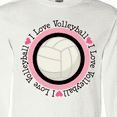 thumbnail image 4 of Inktastic I Love Volleyball Sports Long Sleeve T-Shirt, 4 of 5