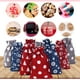thumbnail image 4 of Christmas Gift Wrapping Bags with Drawstrings 5 Pcs, Christmas Treat Candy Bags for Holiday Party Favor Supplies, 4 of 5