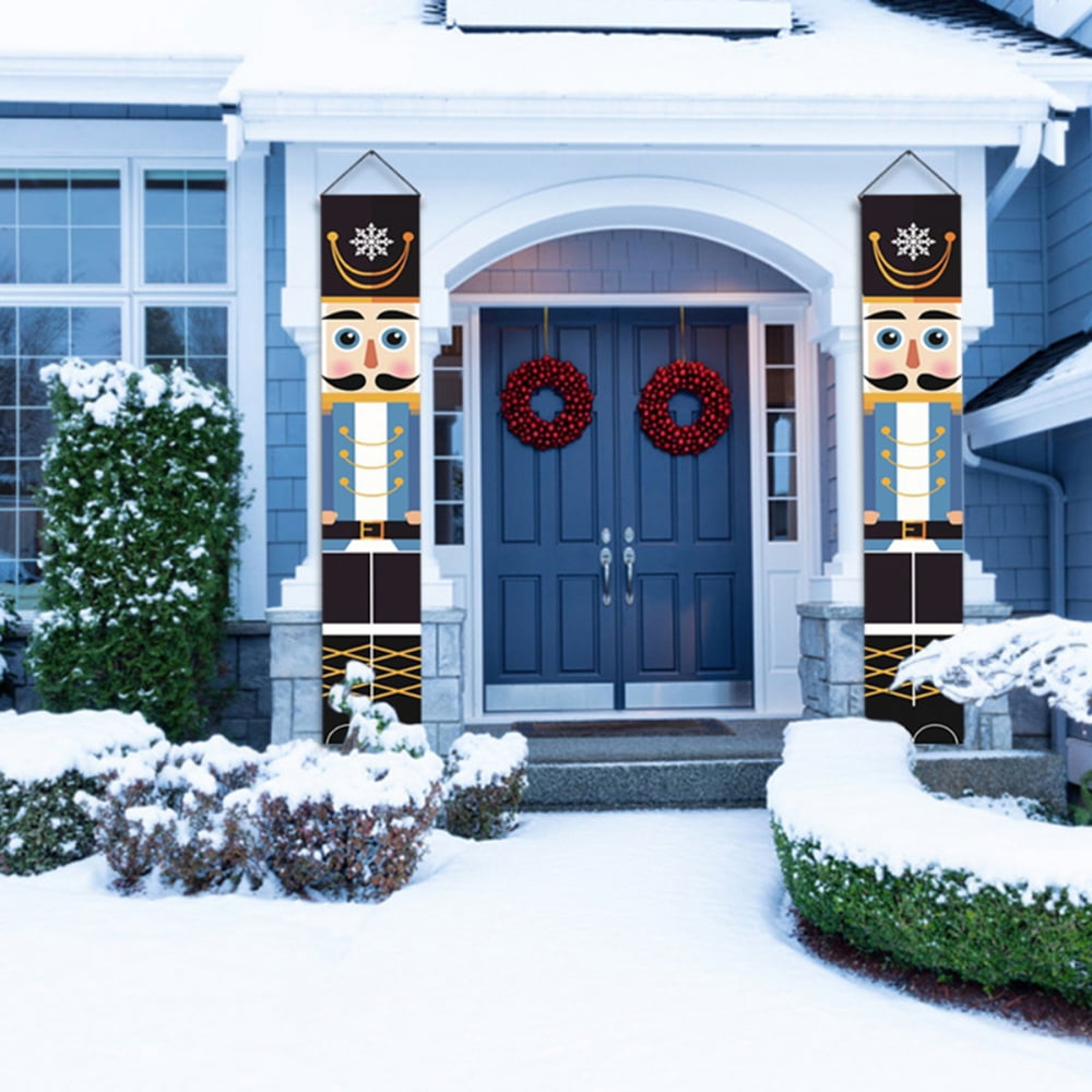 Nutcracker Christmas Decorations Outdoor Nutcracker Indoor Nutcracker Soldier Vertical Christmas