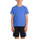 thumbnail image 1 of Odeerbi Niños Niñas Rápido Seco Hielo Malla de Seda Conjunto Atlético Color Bloque Camiseta Shorts Ropa Deportiva Conjunto Para 2-18 Años, 1 of 5