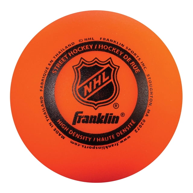 Pelotas de hockey callejero Franklin Sports Low Bounce, paquete de 3