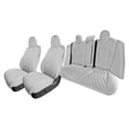 thumbnail image 1 of For 2017-2024 Tesla Model 3 FH Group Neoprene Waterproof Custom Fit Car Seat Covers  Solid Gray - Full Set, 1 of 10