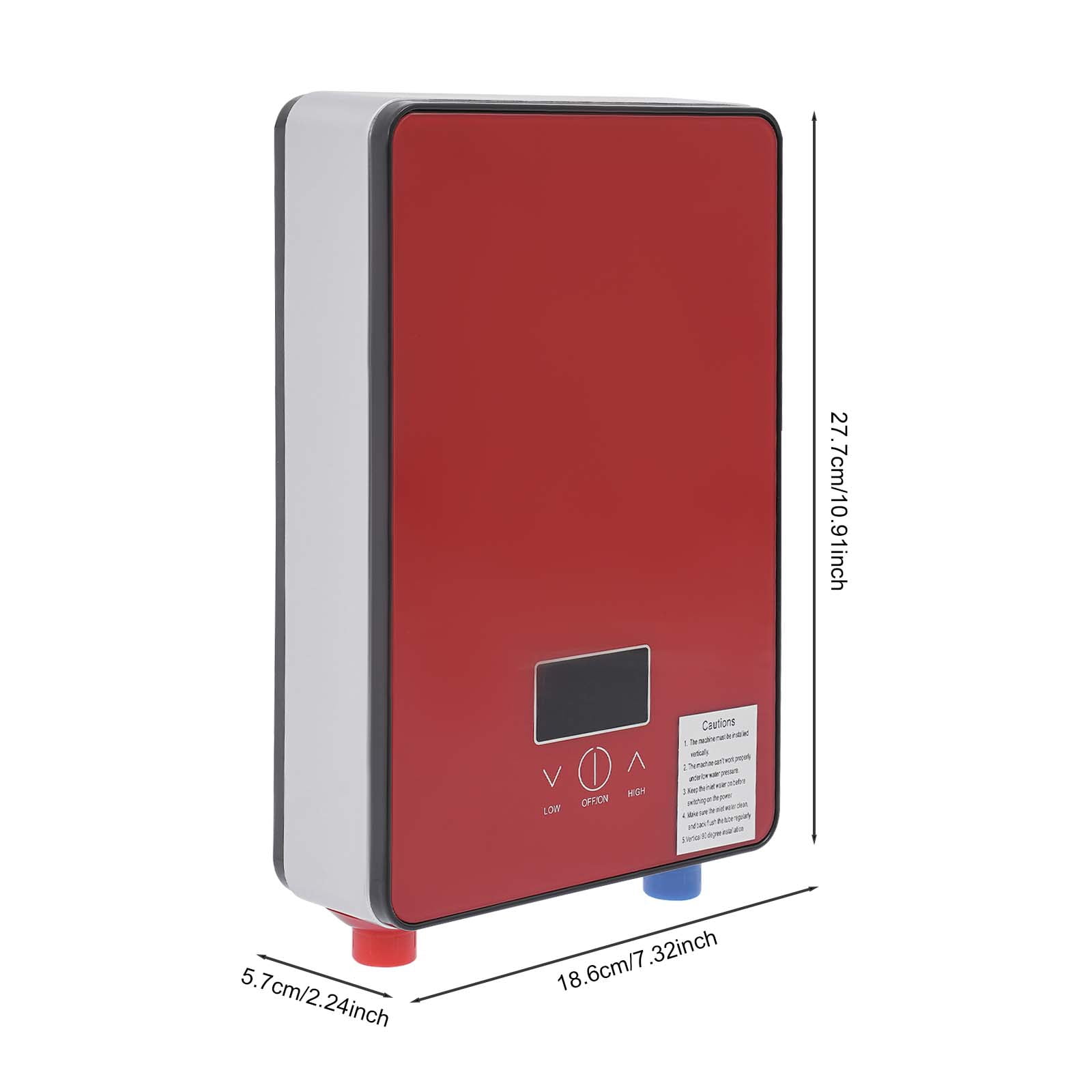 Tankless Water Heater,6500W AC 220V Electric Water Heater, Instant Electric Water Heater