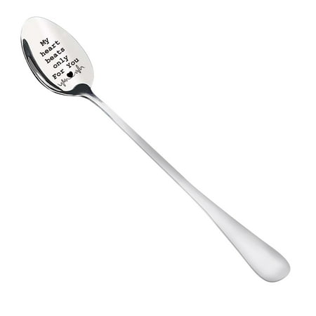 

Moocorvic Clearance Stainless Steel Milk Coffee Spoons Dessert Ice Cream Fruit Spoon Teaspoon Accessories Tableware Gift