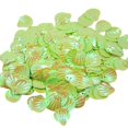 thumbnail image 2 of yuksok 15mm DIY Shell Loose Sequin Paillette Sewing Garment Embellishment Wedding Craft Green, 2 of 7
