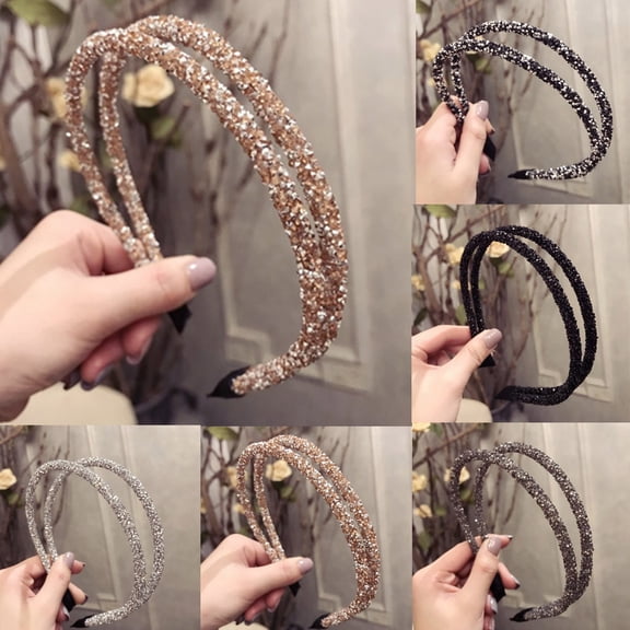 Gray Hair Accessories for Women Polyester Wide Ribbed Headbands Non Slip Fashion Head Bands Comfortable Hairbands Hair Accessories for Women One Size