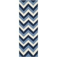 thumbnail image 3 of SAFAVIEH Dhurries Wenona Geometric Area Rug, Navy/Light Blue, 5' x 8', 3 of 4