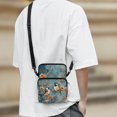thumbnail image 3 of Chririnla Bird Flower Watercolor Crossbody Bag, Polyester Lightweight 2 Layer Purse for Women, Ladies Outdoor Running Casual Use, 3 of 7