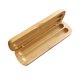 thumbnail image 1 of ColoMX Caja de bambú para bolígrafos con dos ranuras para bolígrafos, estuche de bambú para lápices, suministros para bolígrafos, 1 of 7