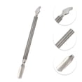 thumbnail image 3 of Unique Bargains 1 Pc Double-side Cuticle Pusher Multi-function Manicure Pedicure Nail Tools 5.35" Length Silver Tone, 3 of 6