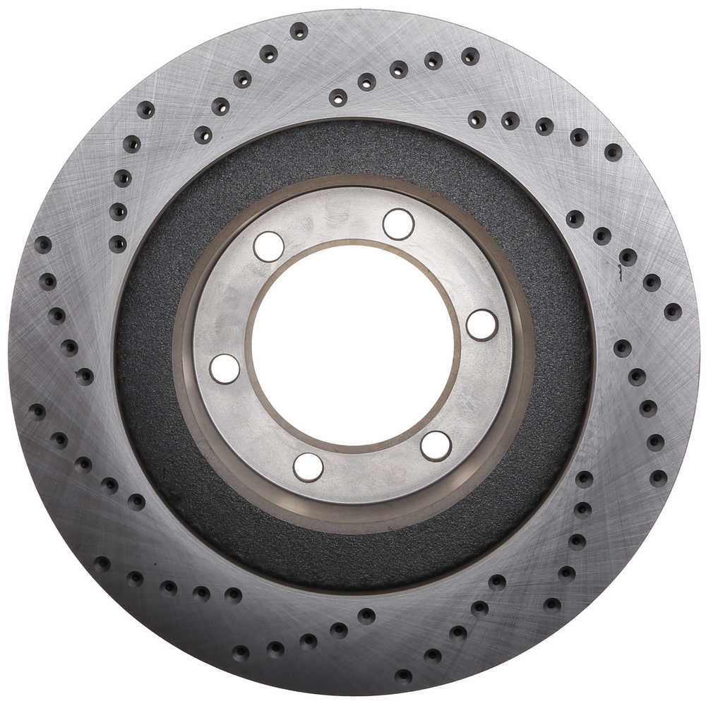 StopTech Drilled Sport Brake Rotor - 128.44127L Fits select: 2003-2009 TOYOTA 4RUNNER, 2003-2009 LEXUS GX