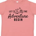 thumbnail image 4 of Inktastic Let the Adventure Begin with Camping Tent and Mountains Boys or Girls Toddler T-Shirt, 4 of 5