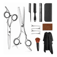thumbnail image 1 of Tijeras Profesionales Para Peluquero 13 Piezas Malubero a larga vida útil y es fácil de transportar, 1 of 3