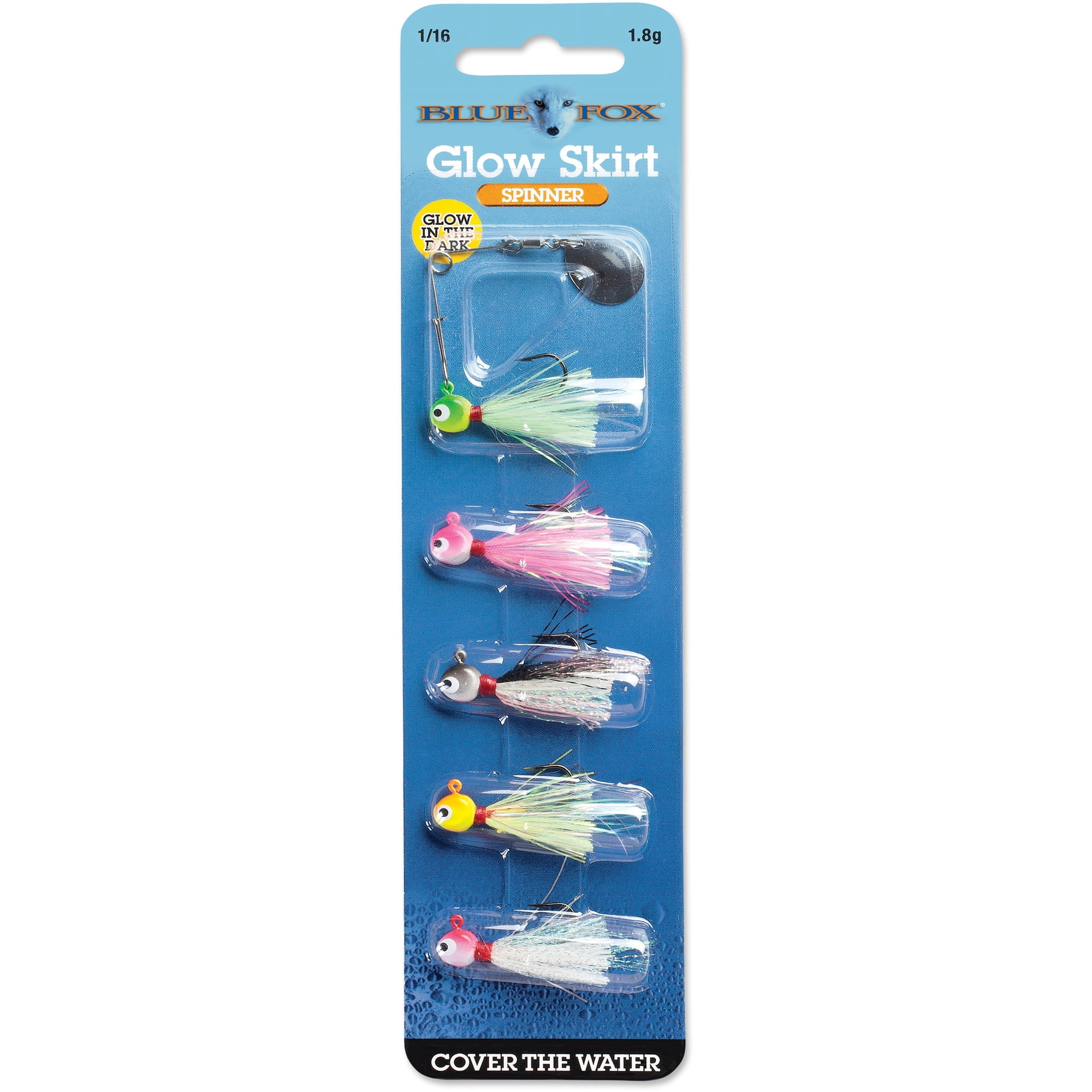 Blue Fox Glow Spin Kit 1/16 oz