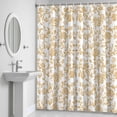thumbnail image 5 of Pastoral Flowers Shower Curtain for Bathroom Decor, Vintage Ginger Flower Farmhouse Plant Waterproof Fabric Shower Curtain, 36"x78" Set with 12 Hooks, 5 of 9
