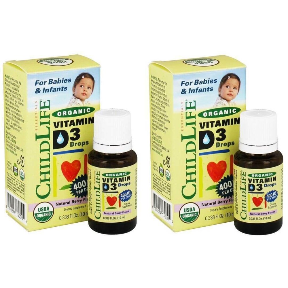 ChildLife Essentials, Organic Vitamin D3 Liquid Drops, 400 IU (10 ml