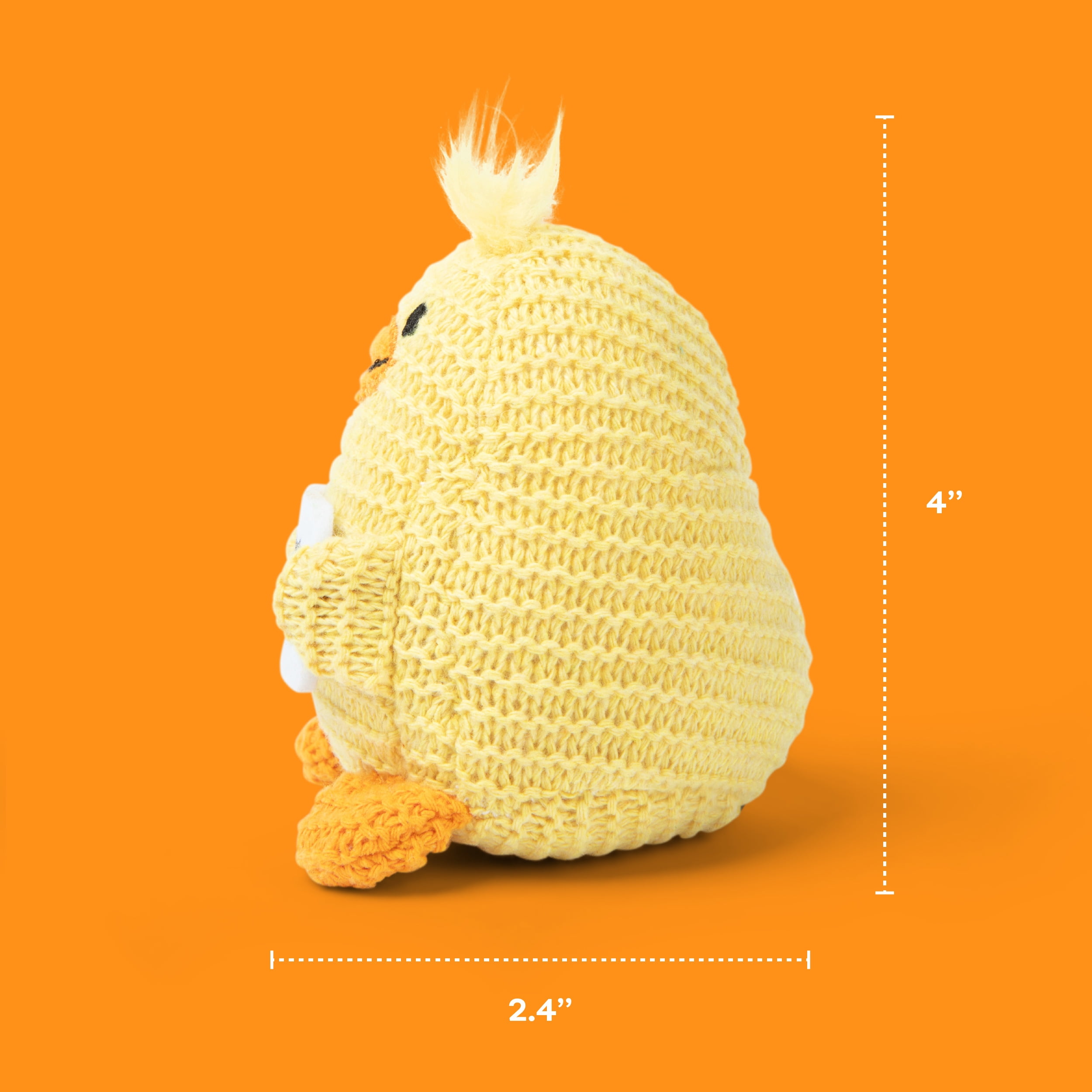 Lil Cheers Duck by Relatable, Uplifting Easter Plush Toy with Positive Message, Cute Gifts
