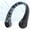 Black, variant on Portable Neck Fan, 3 Speeds Hands Free Personal Wearable Bladeless Fan with 3600mAh Rechargeable Battery, Black