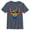 Navy Blue Heather, variant on Boy's Lilo & Stitch Rainbow Shave Ice Stitch  Graphic Tee Athletic Heather Large