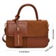 thumbnail image 3 of Bolso Hombro para Mujer Con Asa Superior Bandolera Cuero PU (marrón), 3 of 3