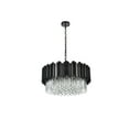 thumbnail image 3 of Elegant Lighting Willow 24 Inch Chandelier In Black, 3 of 8