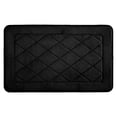 thumbnail image 2 of sruoe Bath Mat Rugs, Bath Mats for Bathroom Floor, Extra Absorbent Quick Dry Bathroom Mats, Washable Bath Rugs and Mats, Bath Carpet for Shower, Polyester, Black, 2 of 6
