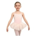 thumbnail image 2 of Cowsor Big Girls Sleeveless Sparkle Sequin Ballet Dance Dress Back Cutout Design Practice Leotard Dress Breathable Performance Wear for 4 to 16 Years Old Dancers, 2 of 6