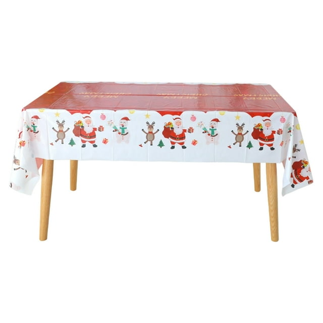 Table for Kitchen Christmas-Themed Tablecloth Suitable for Decorating Kitchen And Dining Tables During The Christmas Season