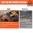 thumbnail image 4 of Cast Iron Griddle, Gas Stove Top Pan Heavy Duty Reversible Cooking Griddle for Grill, Camping, Indoor and Outdoor Cooking- 16.75" x 9.5", 4 of 7
